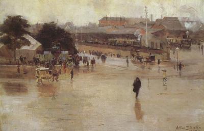 Arthur streeton Redfern Station (nn02) oil painting image